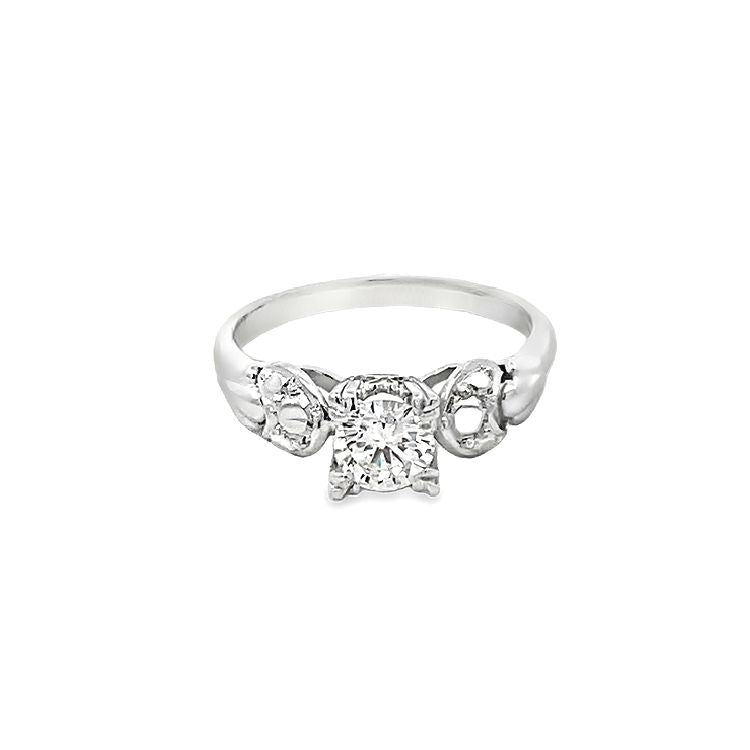 18K WHITE GOLD DIAMOND RING - P000026