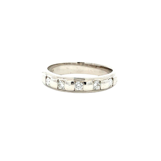 Load image into Gallery viewer, WHITE GOLD DIAMOND RING ( 18K ) - P000299
