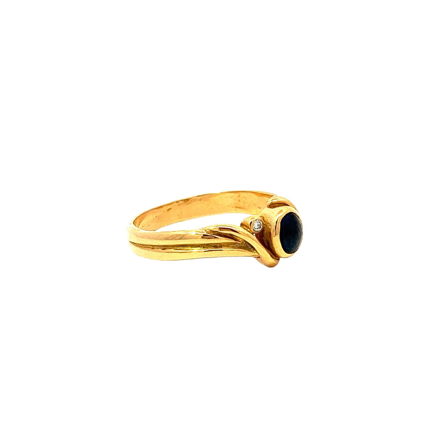GOLD DIAMOND RING ( 20K ) - P000472