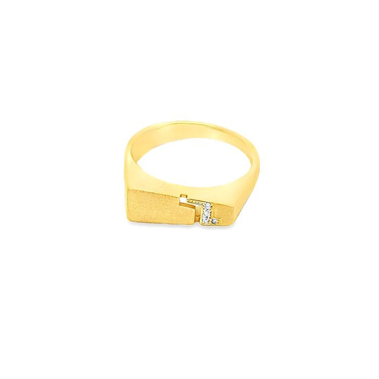 18K GOLD DIAMOND RING - P000246