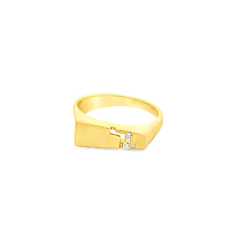 18K GOLD DIAMOND RING - P000246