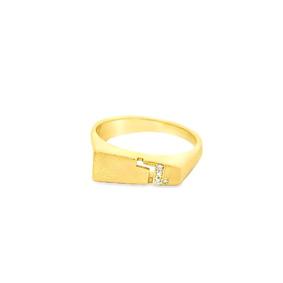 18K GOLD DIAMOND RING - P000246