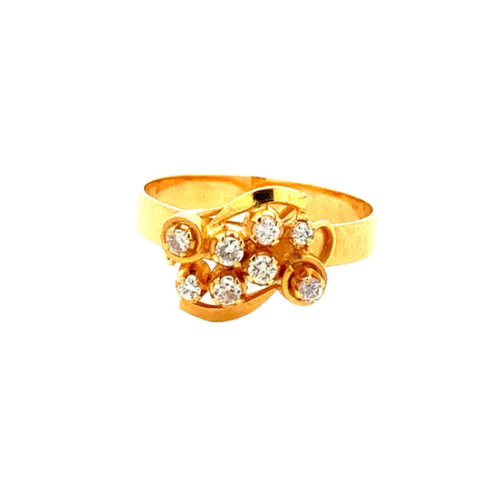 Load image into Gallery viewer, GOLD BRILLIANT RING ( 18K ) - P000486
