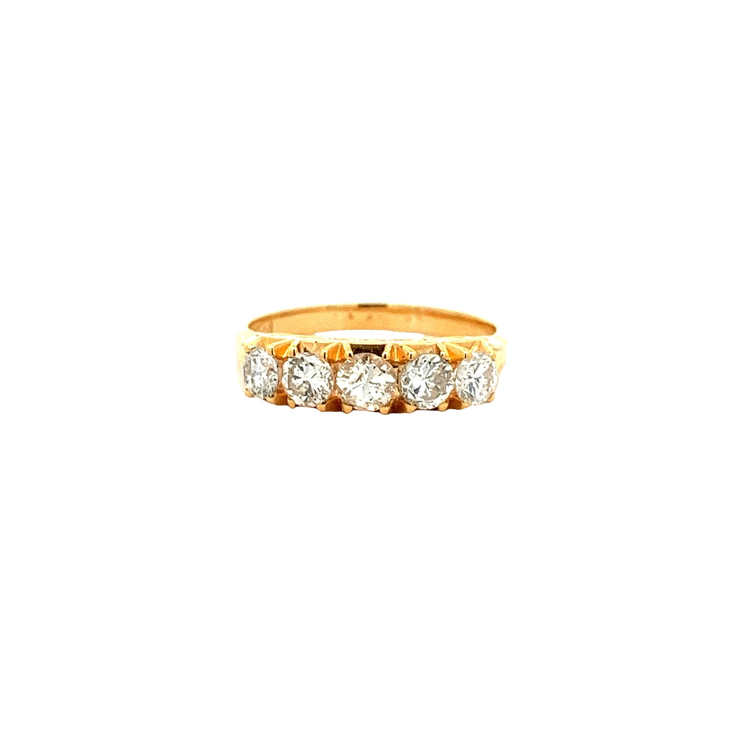 GOLD DIAMOND RING ( 20K ) - P000519