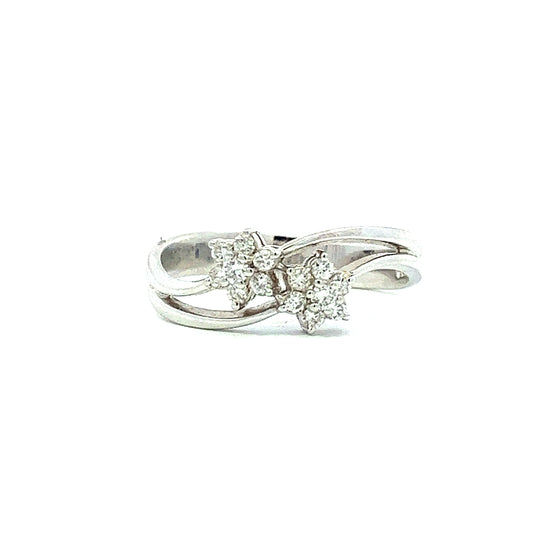 Load image into Gallery viewer, 20K WHITE GOLD DIAMOND RING - P000083
