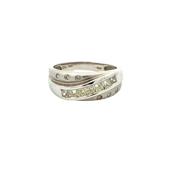 Load image into Gallery viewer, WHITE GOLD BRILLIANT RING ( 18K ) - P000230
