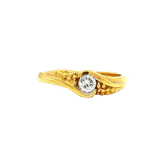 Load image into Gallery viewer, GOLD DIAMOND RING ( 20K ) - P000162
