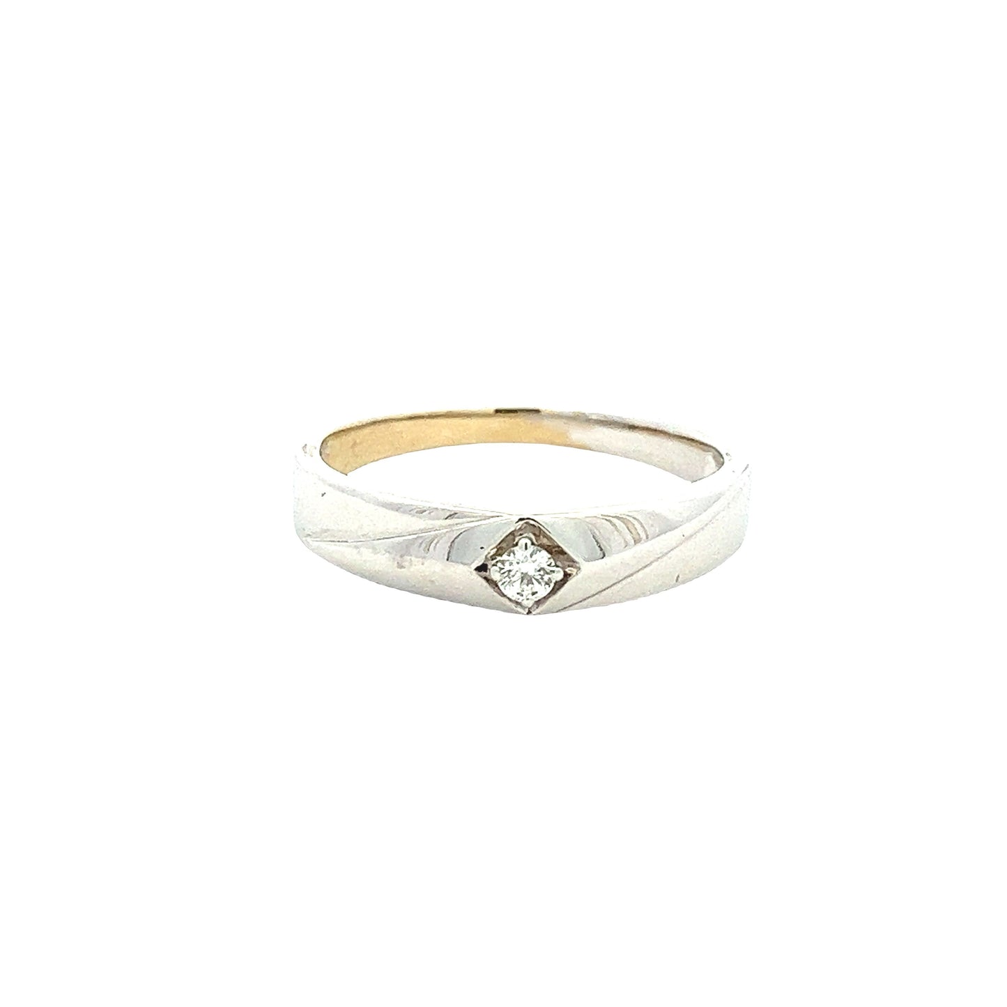 Load image into Gallery viewer, WHITE GOLD DIAMOND RING ( 18K ) - P000341
