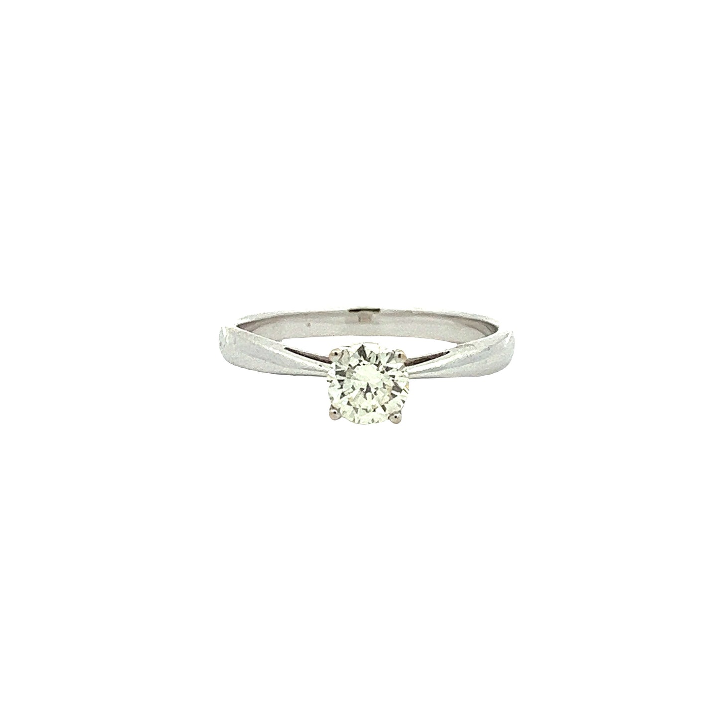 WHITE GOLD DIAMOND RING ( 18K ) - P000140