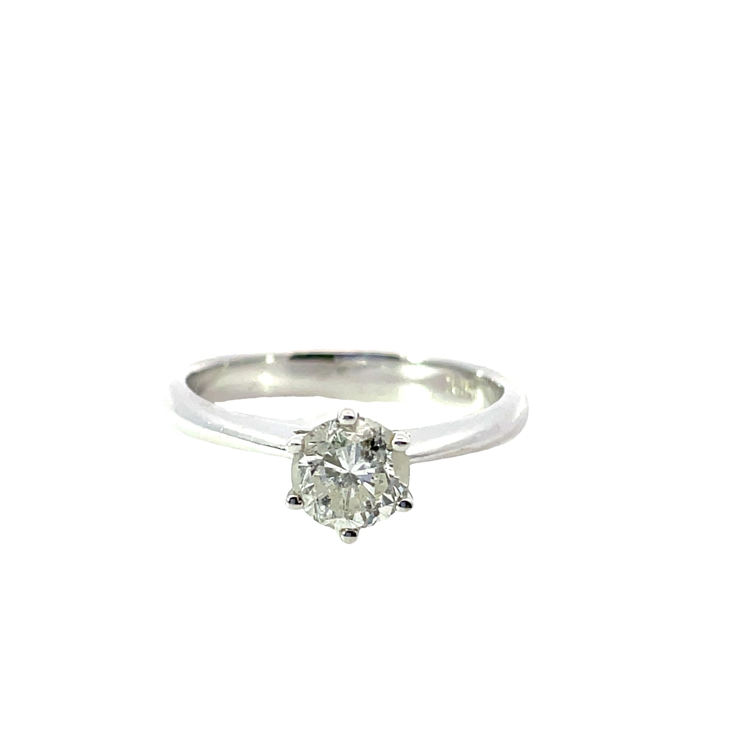 Load image into Gallery viewer, WHITE GOLD BRILLIANT RING ( 18K ) - P000207
