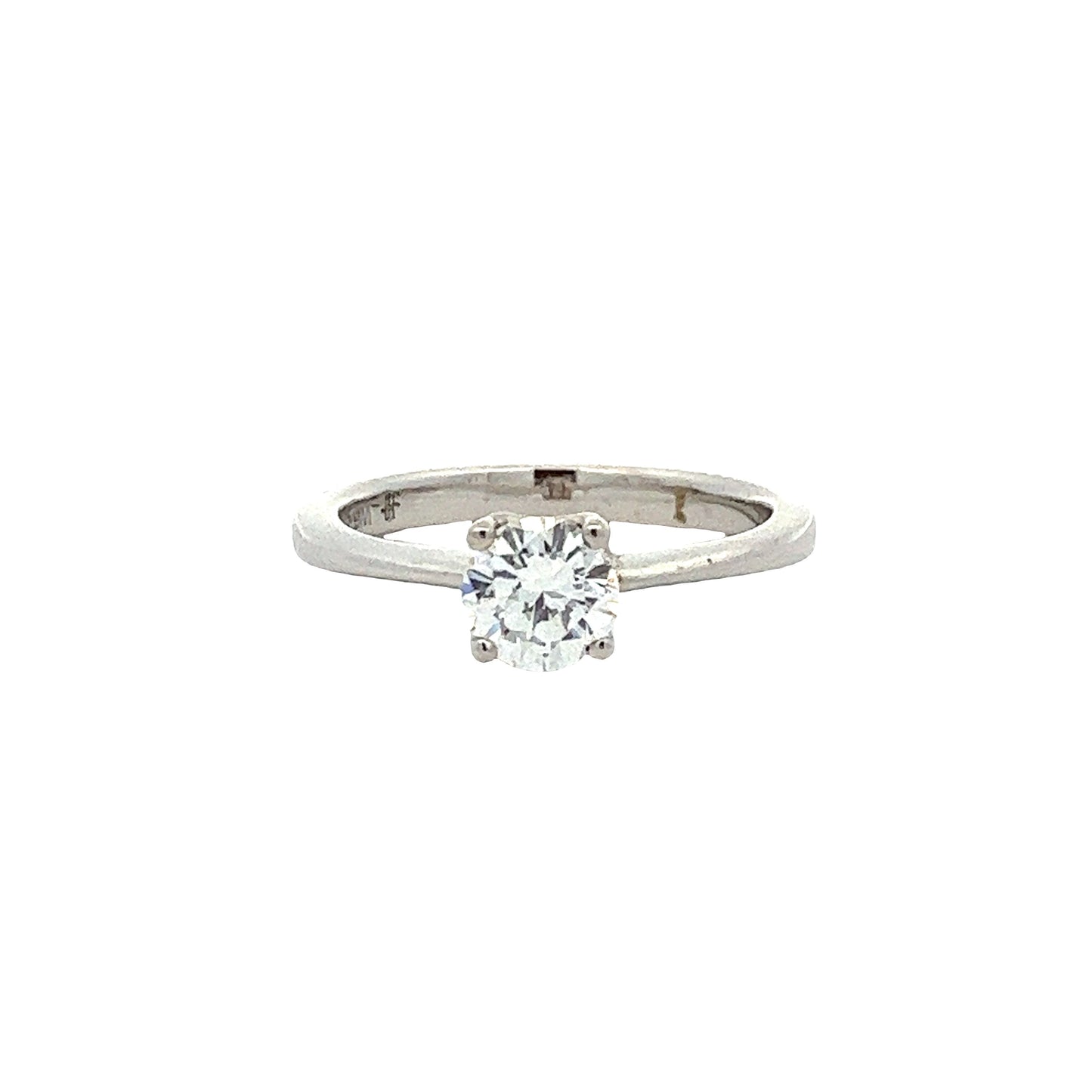 WHITE GOLD BRILLIANT RING ( 18K ) - P000425