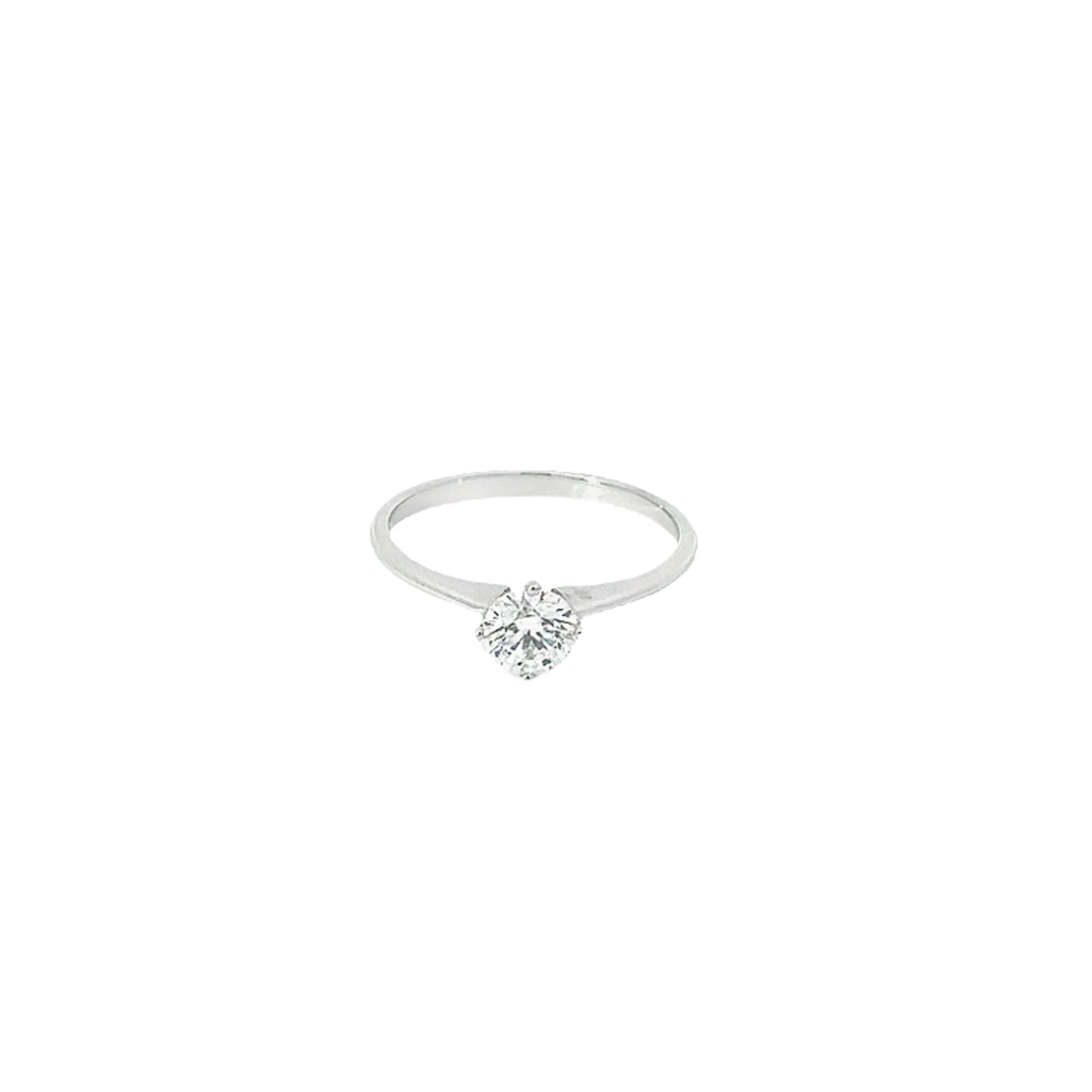 Load image into Gallery viewer, WHITE GOLD BRILLIANT RING ( 18K ) - P000210
