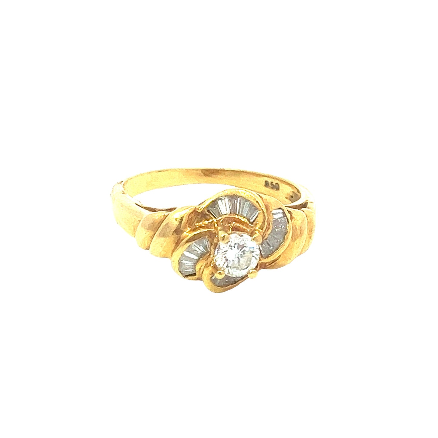 GOLD DIAMOND RING ( 20K ) ( 4.15g ) - P000013