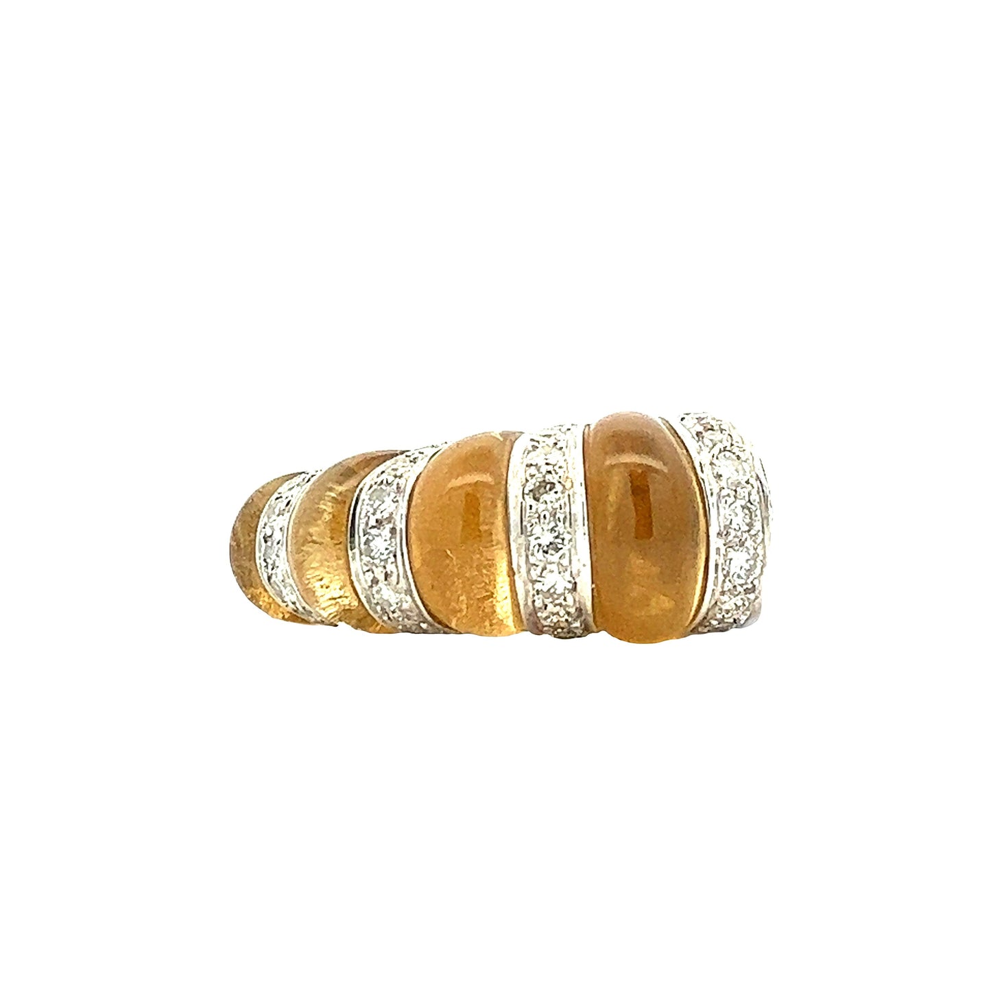 WHITE GOLD DIAMOND RING ( 18K ) - P000276