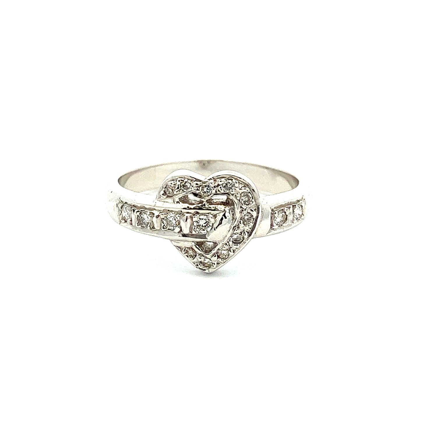 Load image into Gallery viewer, WHITE GOLD DIAMOND RING ( 20K ) - P000084
