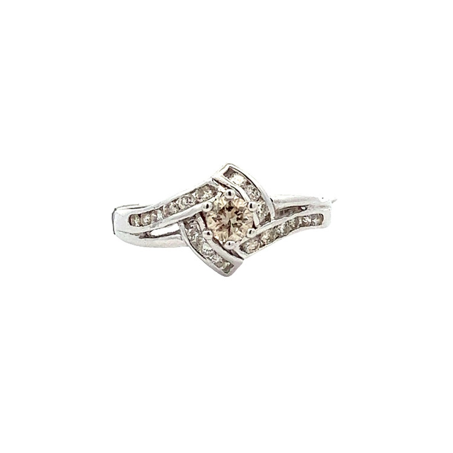 Load image into Gallery viewer, 18K WHITE GOLD DIAMOND RING - P000092
