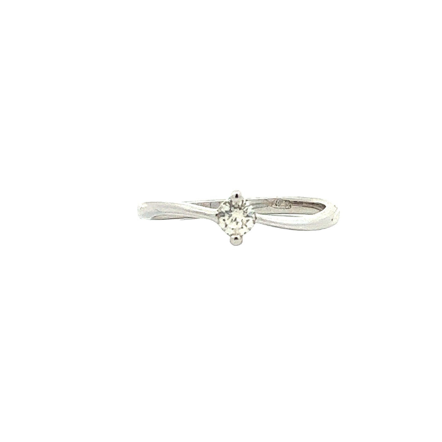 Load image into Gallery viewer, WHITE GOLD DIAMOND RING ( 18K ) - P000408
