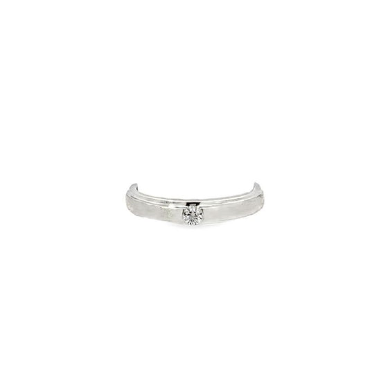 18K WHITE GOLD DIAMOND RING - P000201