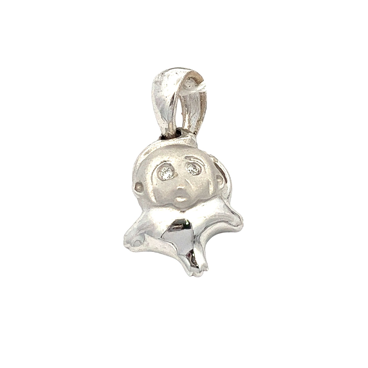 Load image into Gallery viewer, 18K WHITE GOLD DIAMOND PENDANT - P000190
