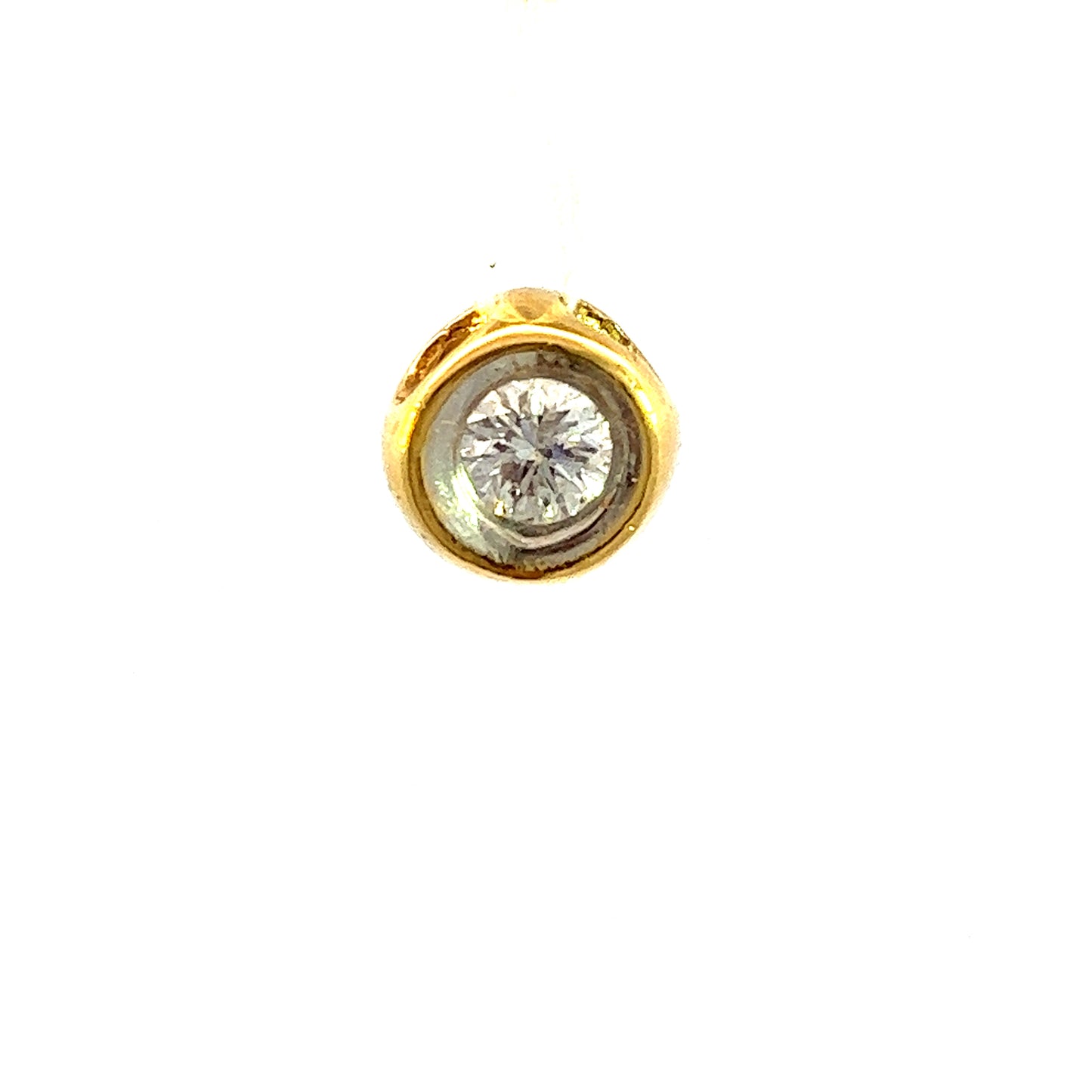Load image into Gallery viewer, GOLD DIAMOND PENDANT ( 18K ) ( 0.43g ) - P000170 Chain sold separately
