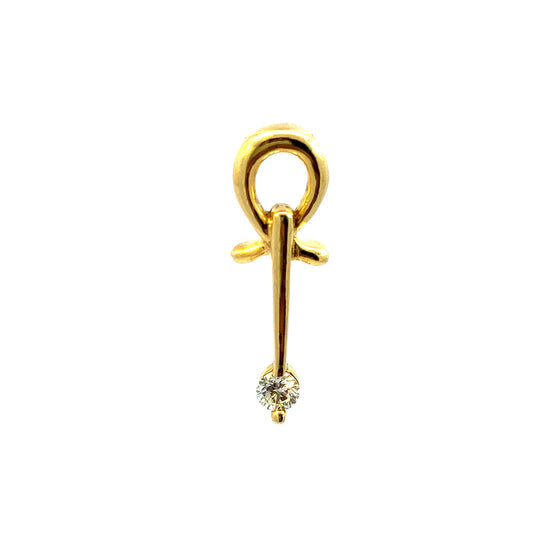 Load image into Gallery viewer, 18K GOLD DIAMOND PENDANT - P000054
