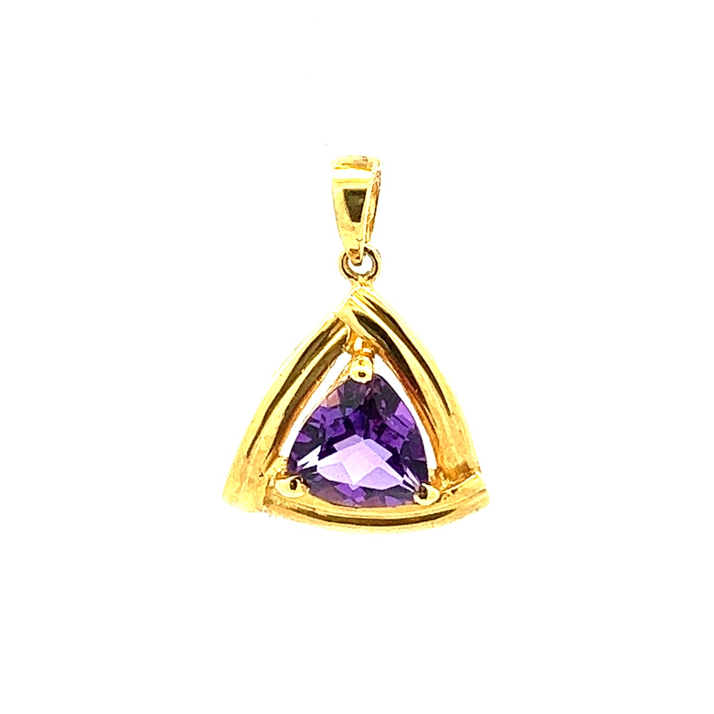 GOLD STONE PENDANT ( 18K ) ( 1.29g ) - P000175 Chain sold separately