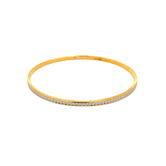 22K GOLD BANGLE - 0003701