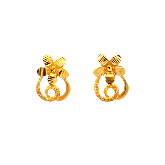 Load image into Gallery viewer, GOLD EARRINGS ( 22K ) - 0003492
