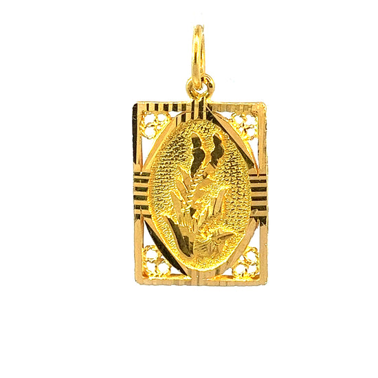 GOLD PENDANT ( 22K ) ( 3.64g ) - 0003176 Chain sold separately