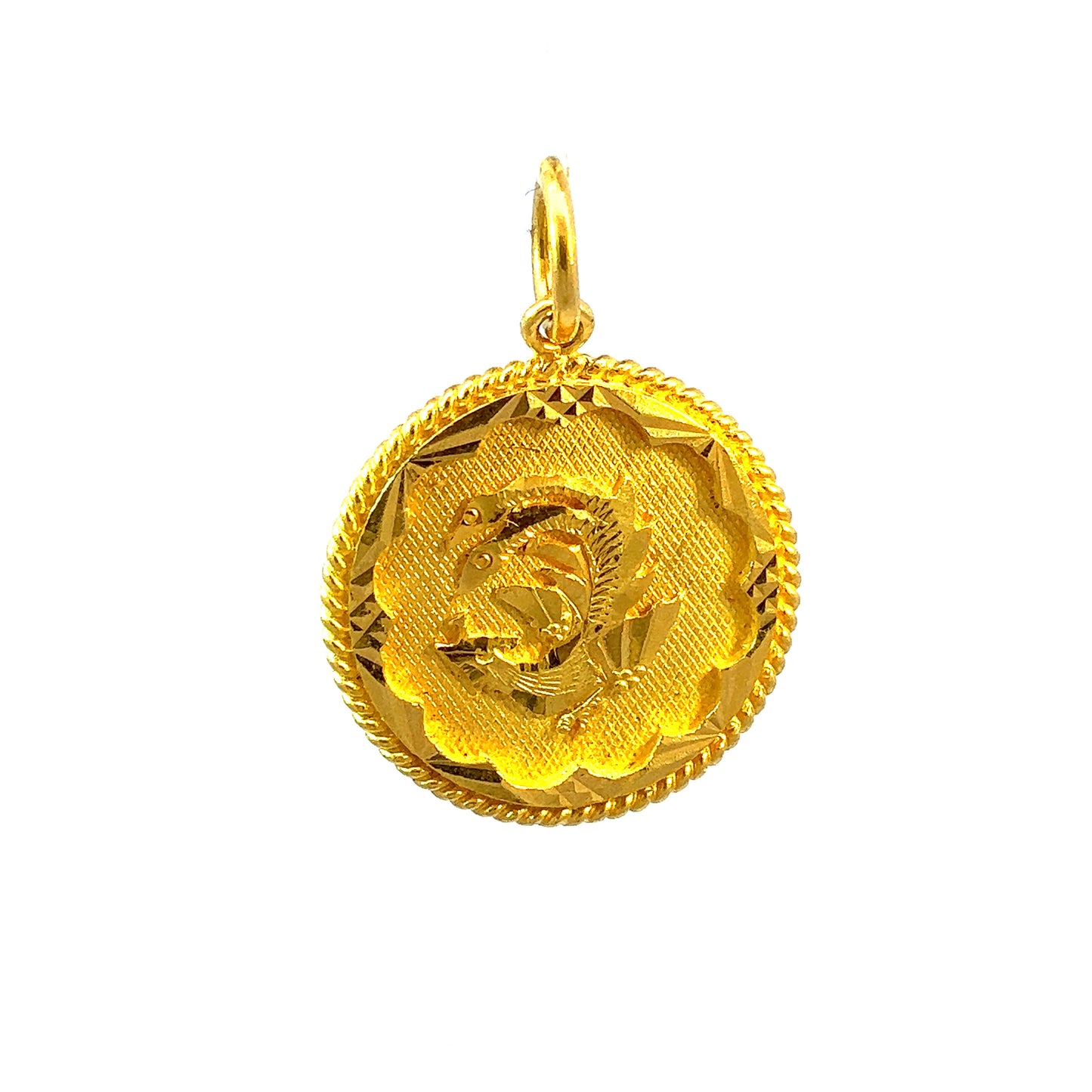 Load image into Gallery viewer, GOLD PENDANT ( 22K ) ( 3.24g ) - 0003160 Chain sold separately
