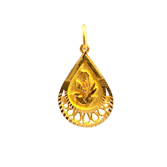 Load image into Gallery viewer, GOLD PENDANT ( 22K ) ( 1.59g ) - 0003159 Chain sold separately
