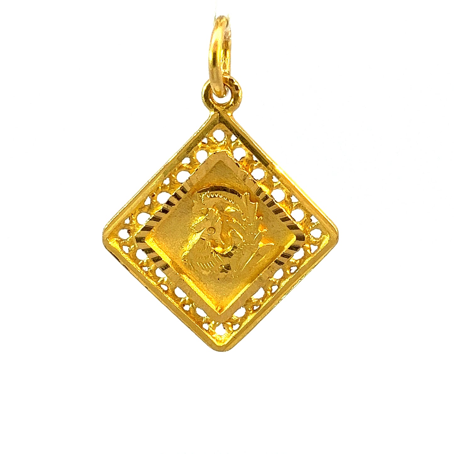 Load image into Gallery viewer, GOLD PENDANT ( 22K ) ( 2.95g ) - 0003156 Chain sold separately
