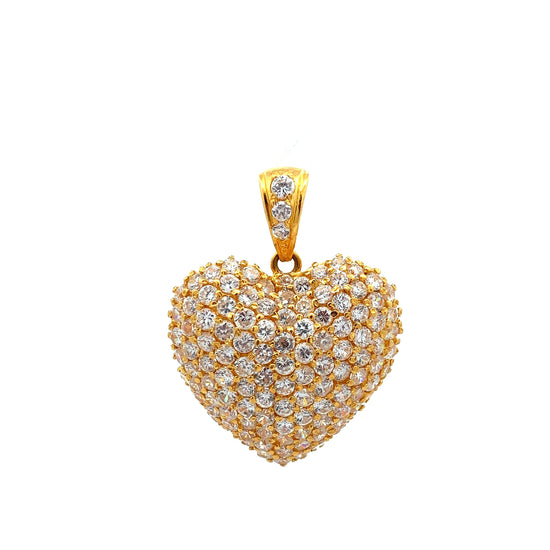 Load image into Gallery viewer, GOLD STONE PENDANT ( 22K ) - 0002758
