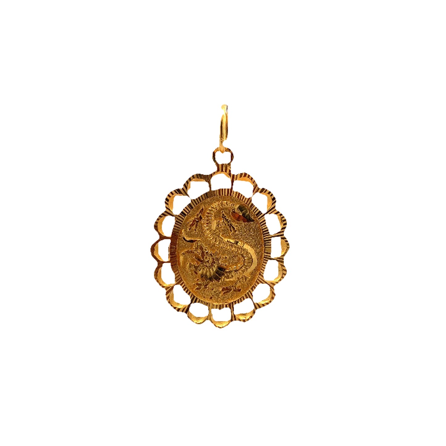 22K GOLD PENDANT - 0001906