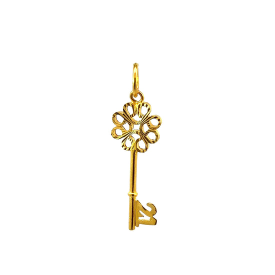 Load image into Gallery viewer, GOLD PENDANT ( 22K ) ( 2.74g ) - 0001812 Chain sold separately
