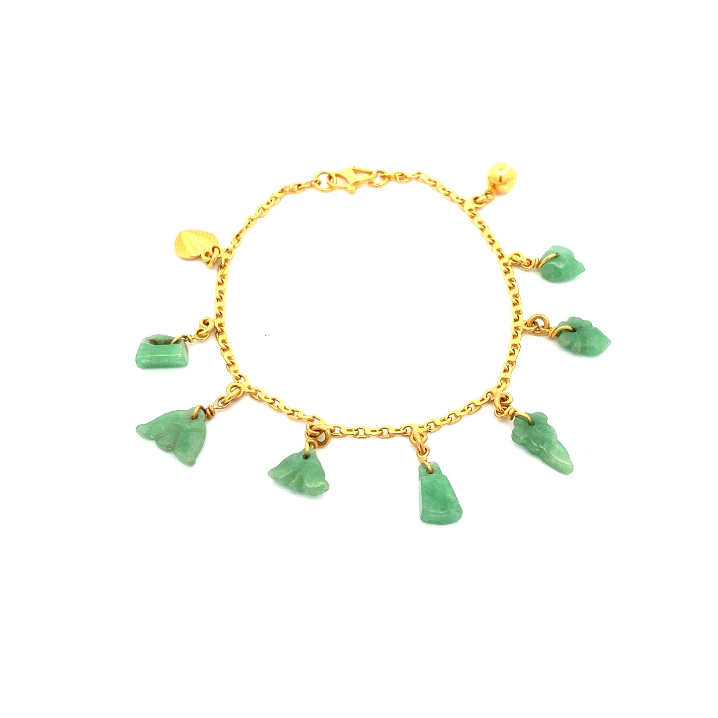 20K GOLD STONE BRACELET - 0001665