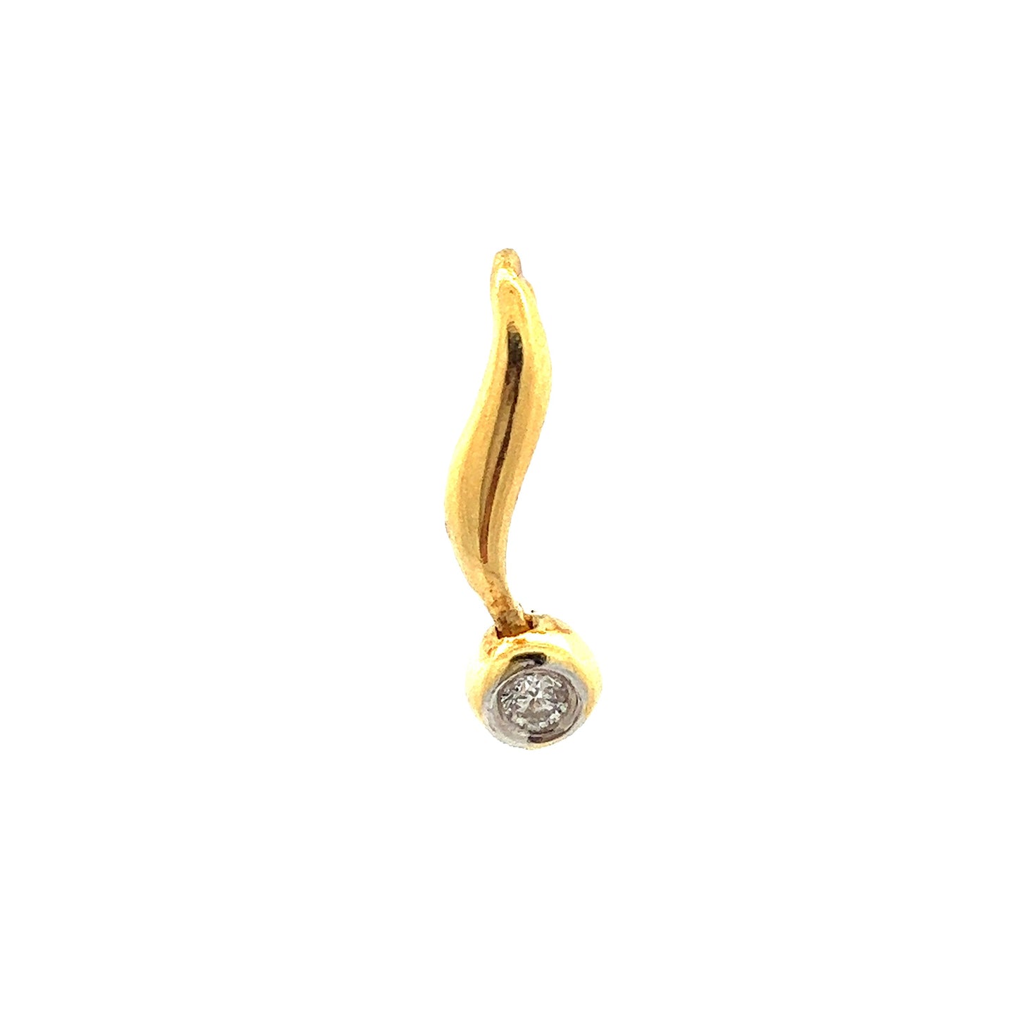 Load image into Gallery viewer, GOLD DIAMOND PENDANT ( 18K ) ( 0.61g ) - 0001506 Chain sold separately
