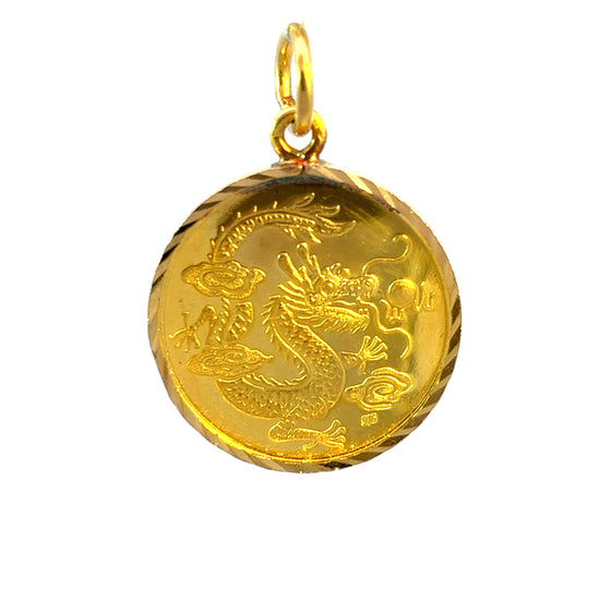 GOLD PENDANT ( 22K ) ( 6.04g ) - 0001314 Chain sold separately
