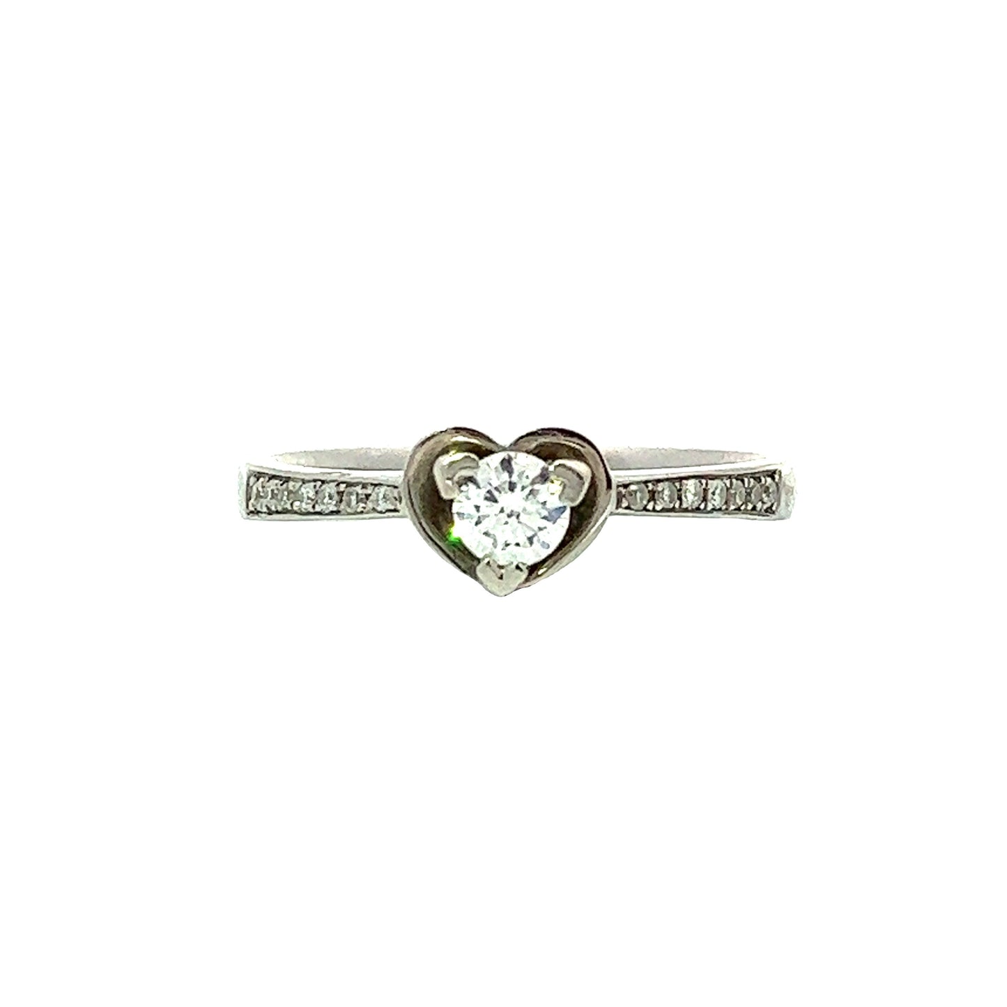 Load image into Gallery viewer, WHITE GOLD DIAMOND RING ( 18K ) - 0000481

