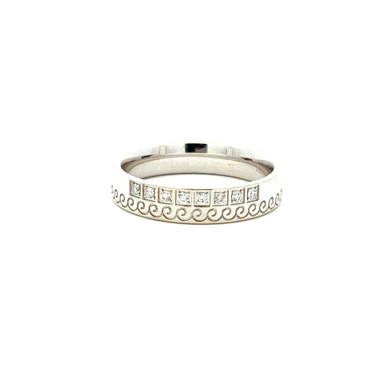 Load image into Gallery viewer, WHITE GOLD BRILLIANT RING ( 18K ) - 0000324
