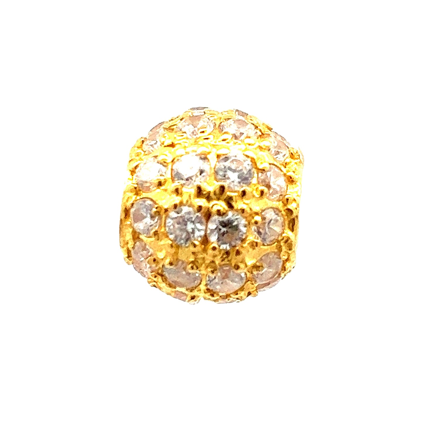 22K GOLD STONE PENDANT - 0016843