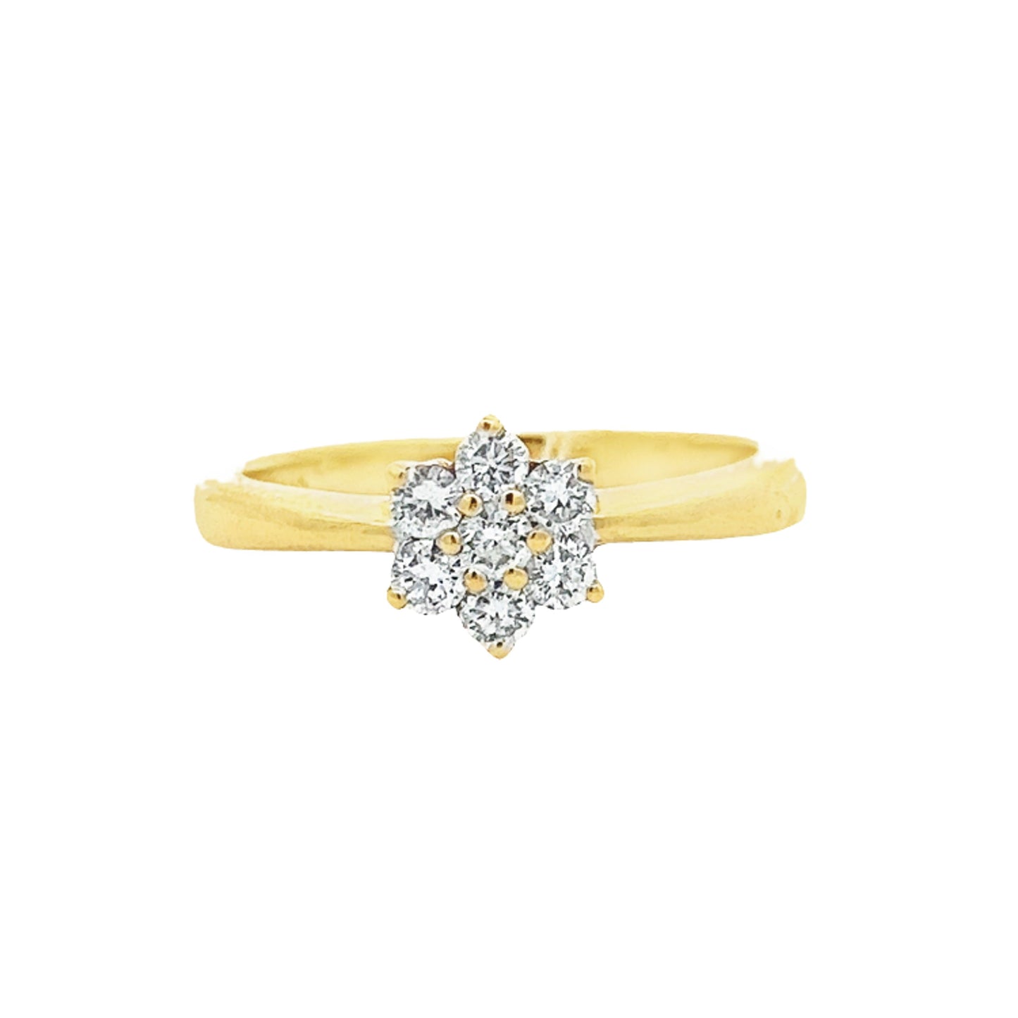 Load image into Gallery viewer, GOLD DIAMOND RING ( 18K ) - 0016915
