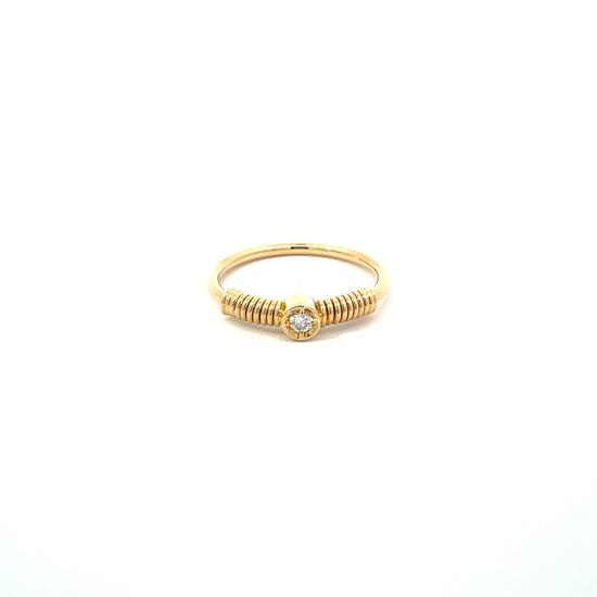 14K GOLD DIAMOND RING - 0016516