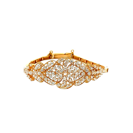 18K GOLD STONE BRACELET - 0016525