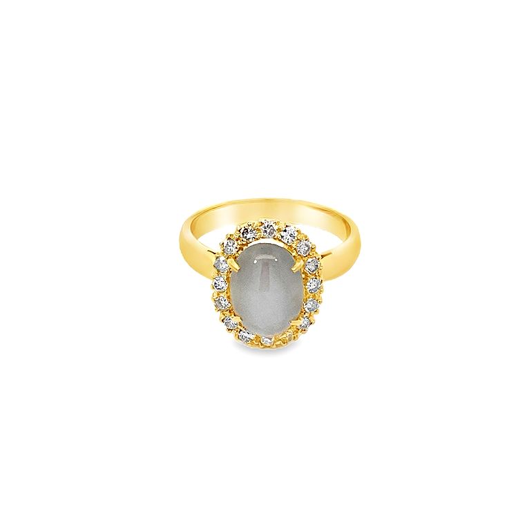 14K GOLD DIAMOND RING - 0019391