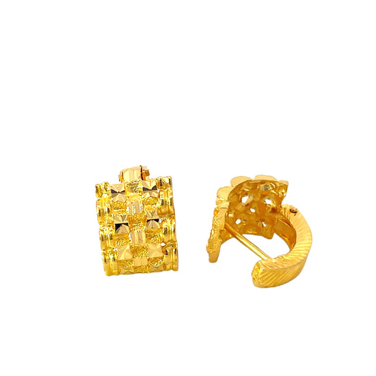 22K GOLD EARRINGS - 0020196