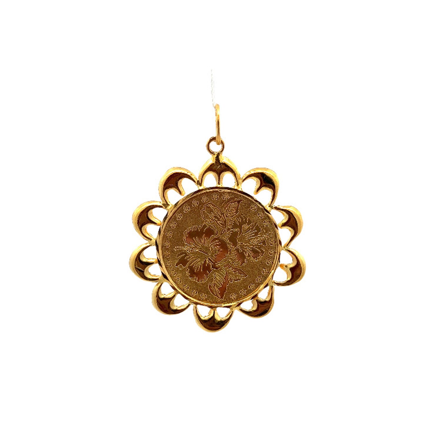 22K GOLD PENDANT - 0020210