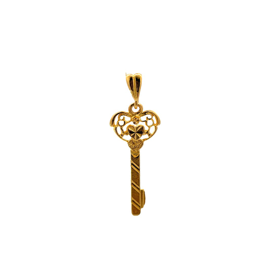 22K GOLD PENDANT - 0020222
