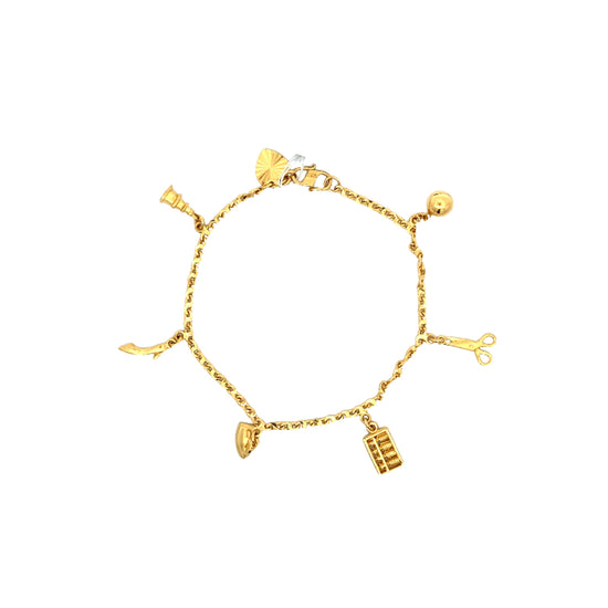 22K GOLD BRACELET - 0020108