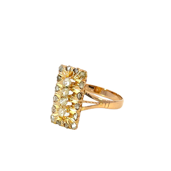 9K GOLD INTAN RING - 0020291